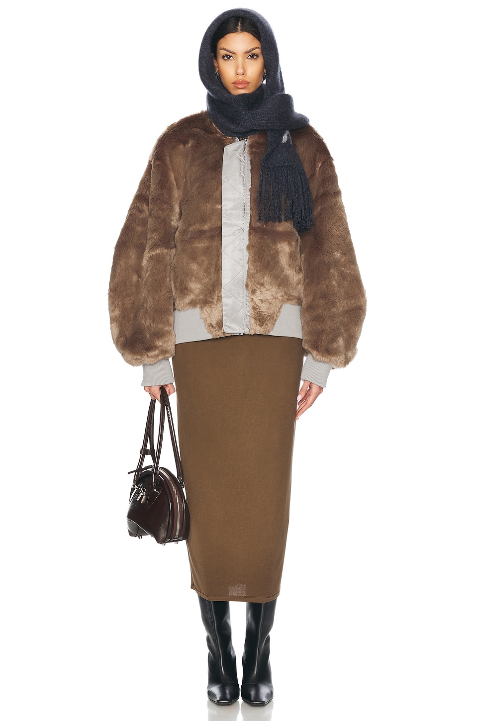 SHOREDITCH SKI CLUB Amity Reversible Bomber Jacket