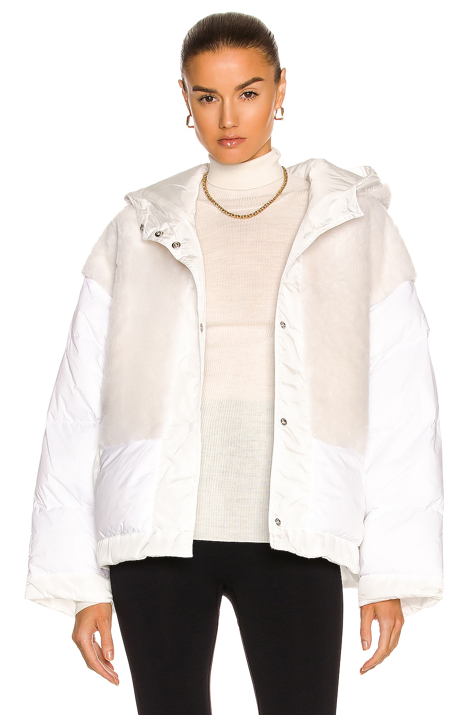 Image 1 of Shoreditch Ski Club Ember Shearling Jacket in Off White