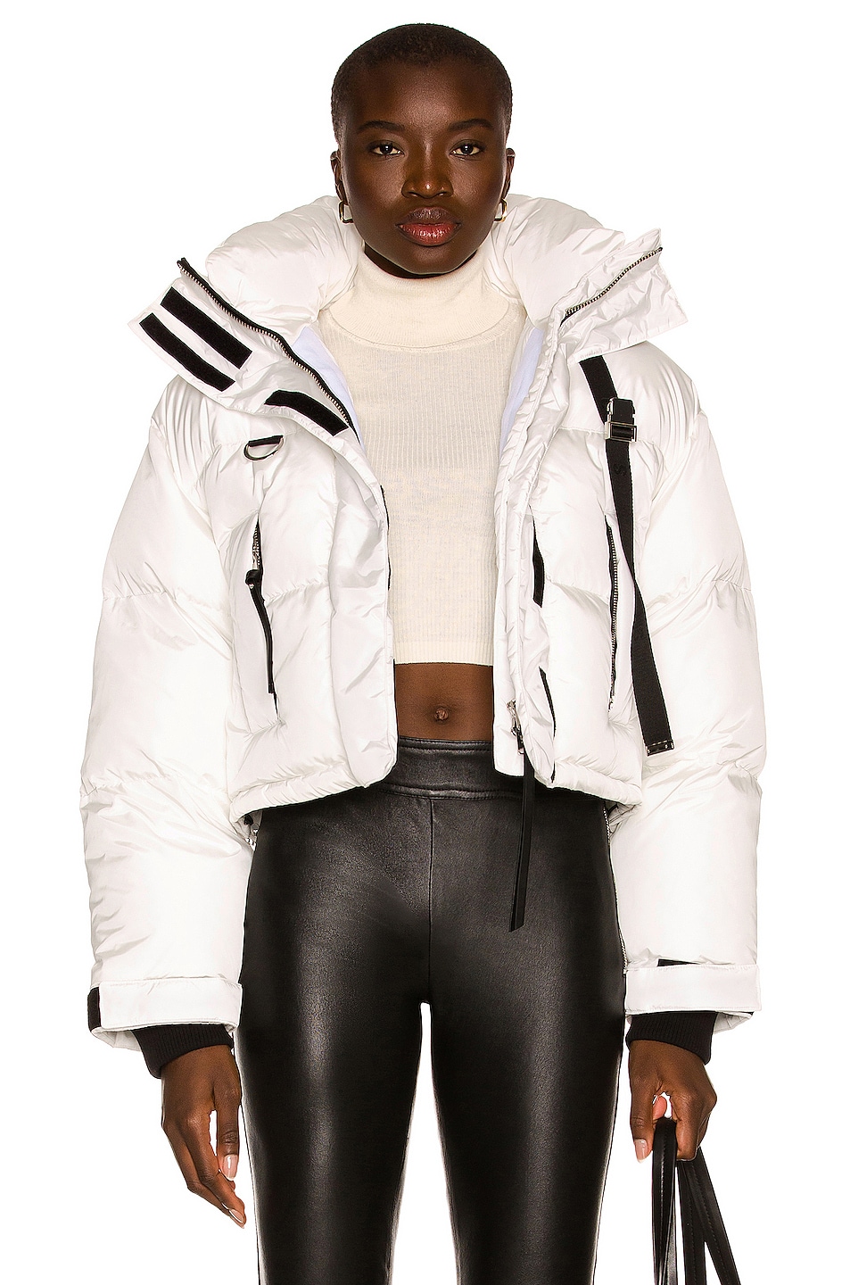 Image 1 of Shoreditch Ski Club Willow Short Puffer in White