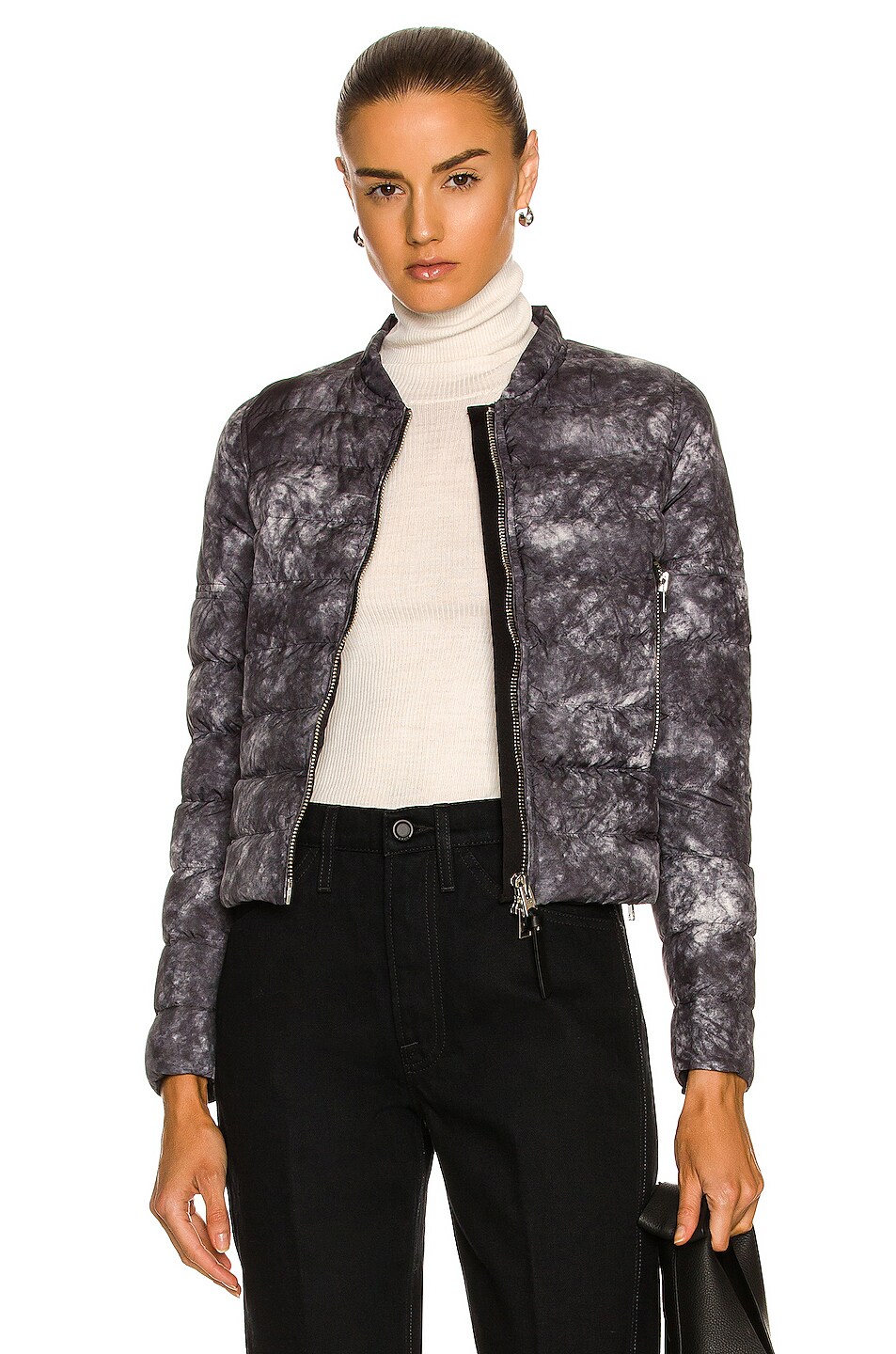 Image 1 of Shoreditch Ski Club Orla Eve Quilted Puffer Jacket in Graphite