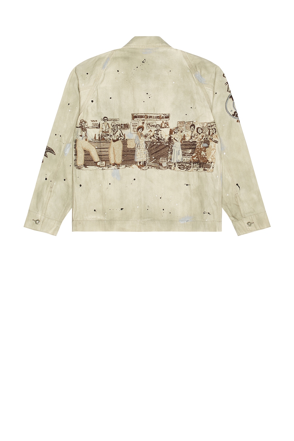 Samuel Zelig Western Zip Jacket In White
