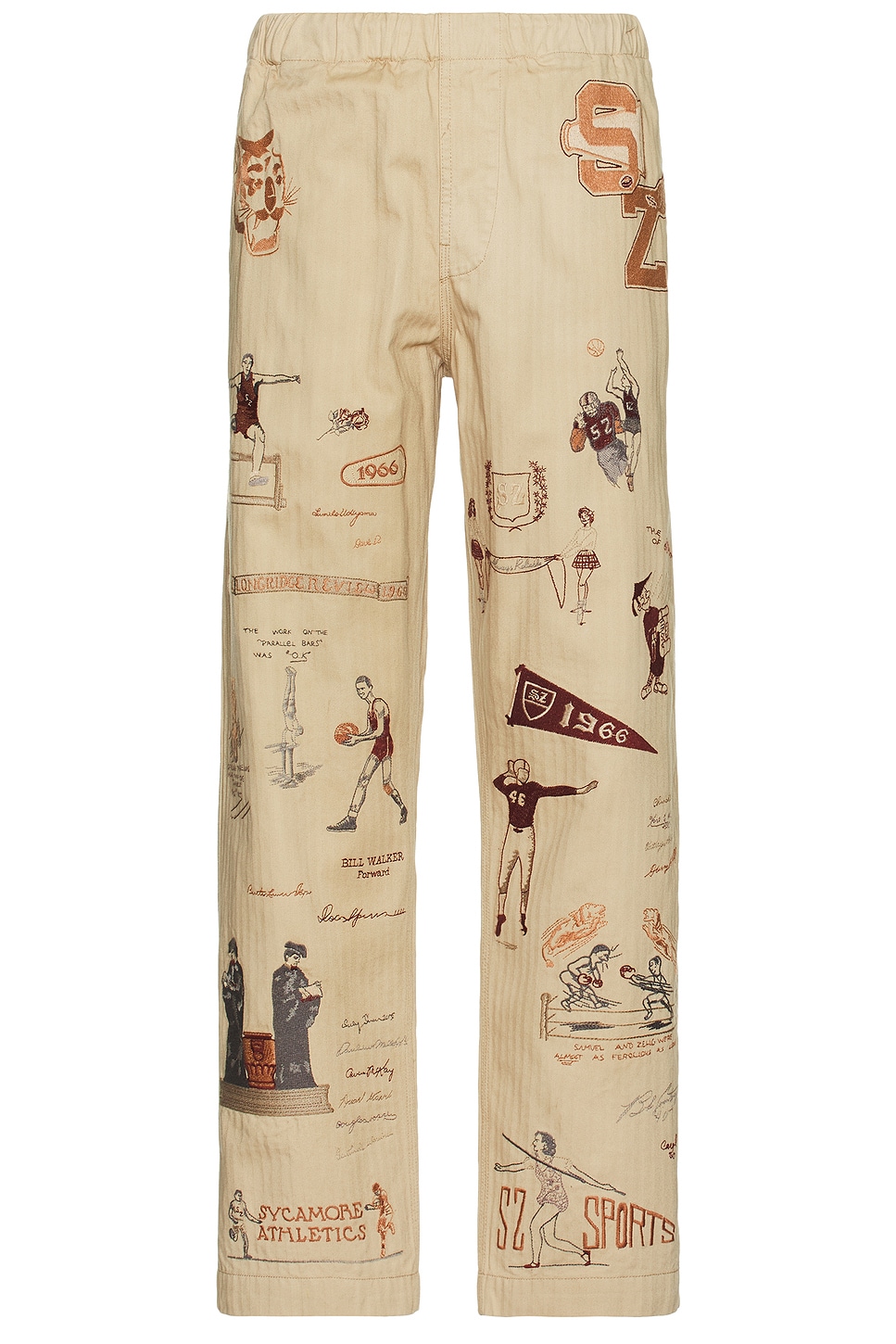 Image 1 of Samuel Zelig Yearbook Pant in Khaki