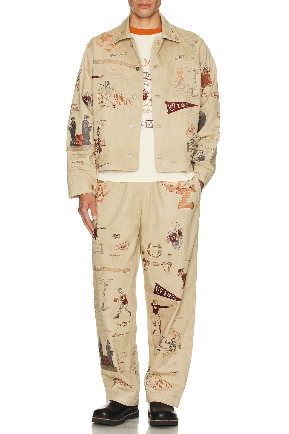Image 1 of Samuel Zelig Yearbook Pant in Khaki
