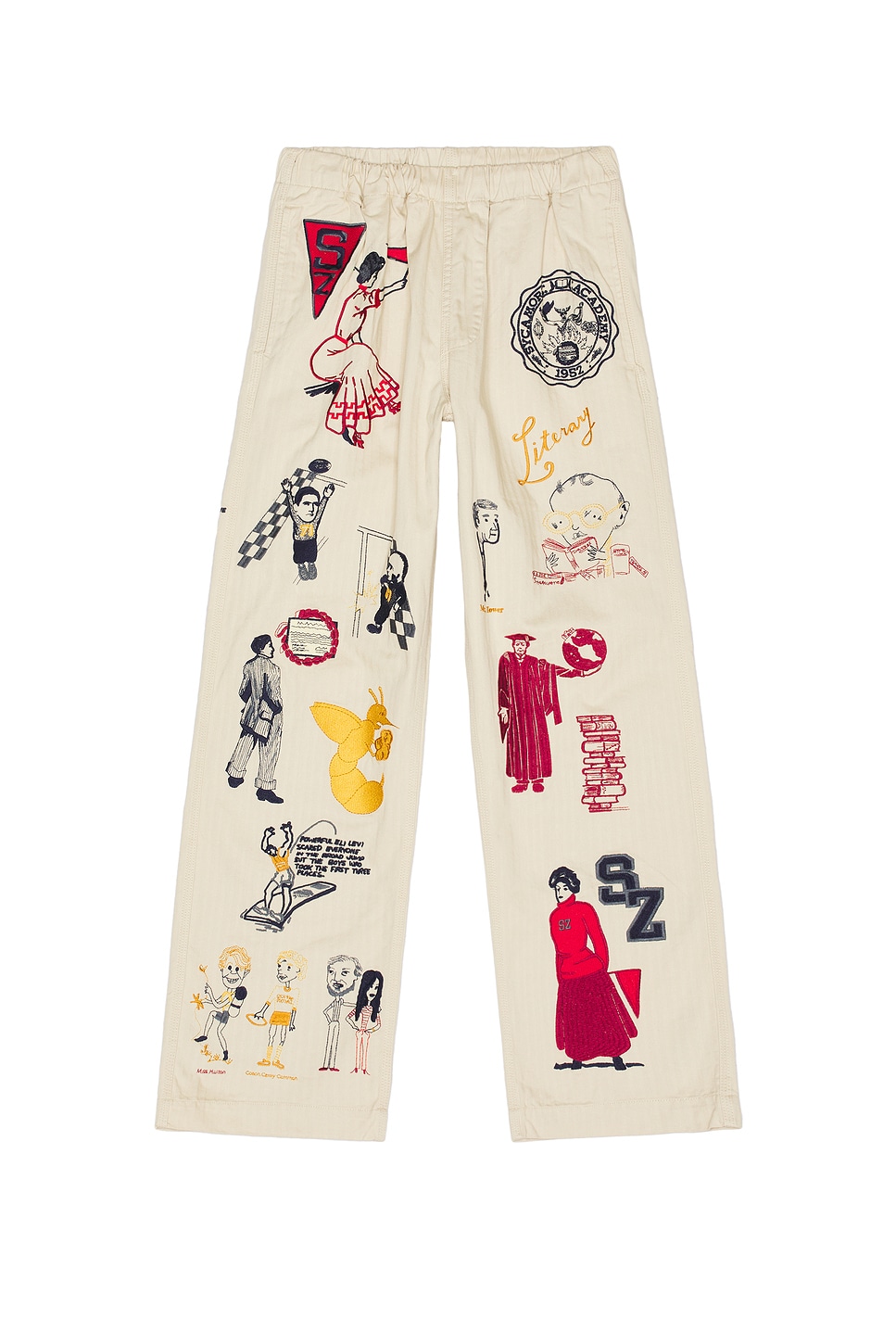 Image 1 of Samuel Zelig Varsity Pant in White