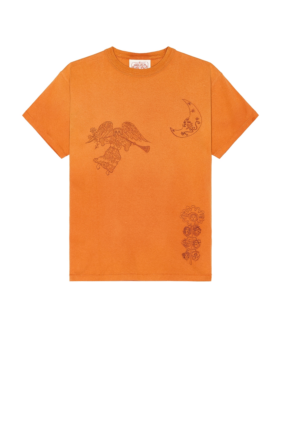 Samuel Zelig Angel Tee In Rust