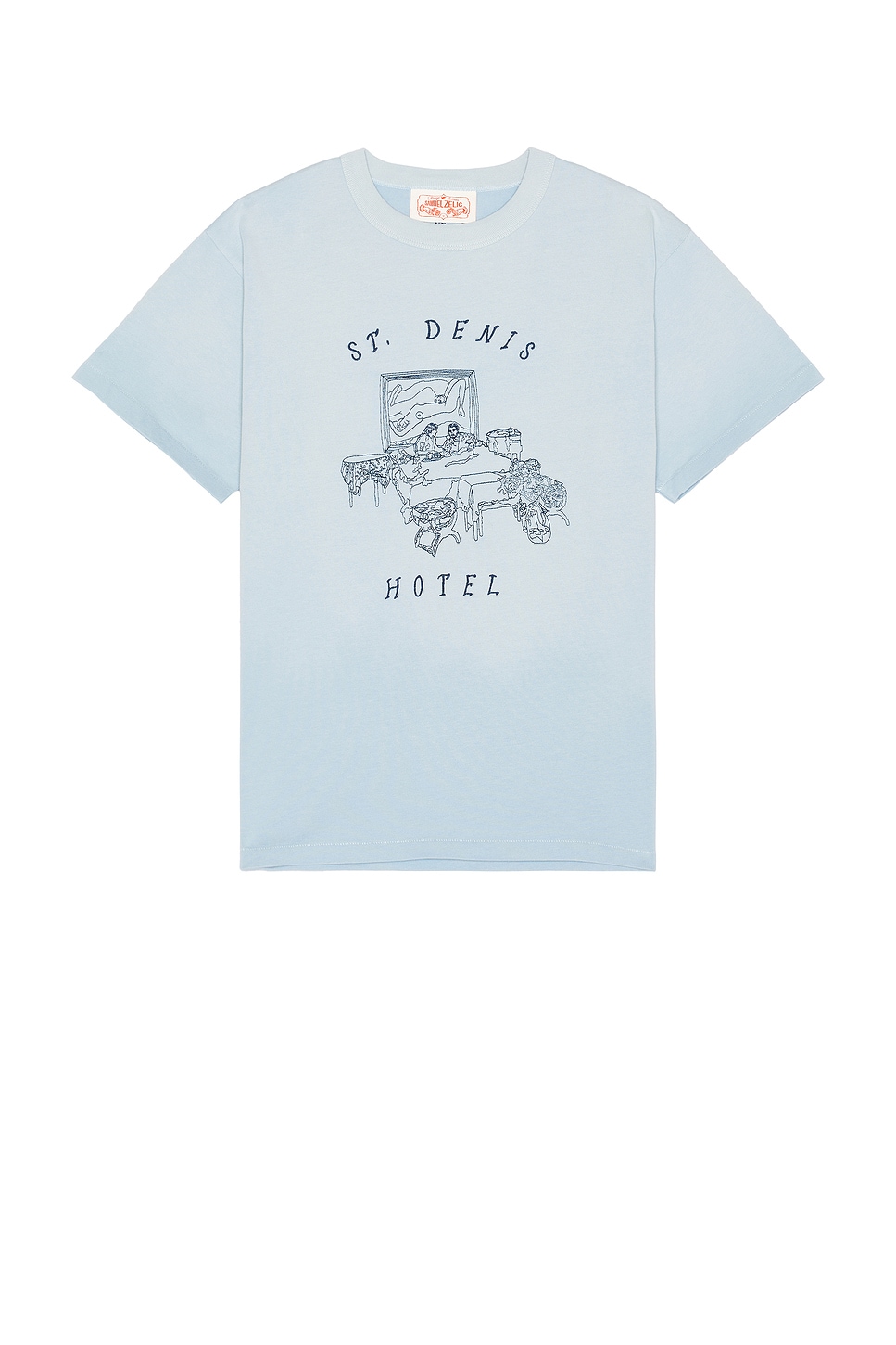 Image 1 of Samuel Zelig Hotel Tee in Light Blue