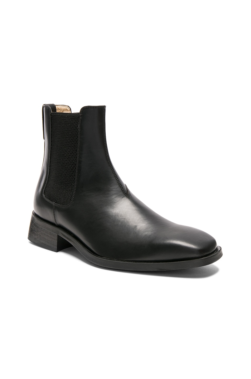 Stella McCartney Chelsea Boots in Black & Black | FWRD