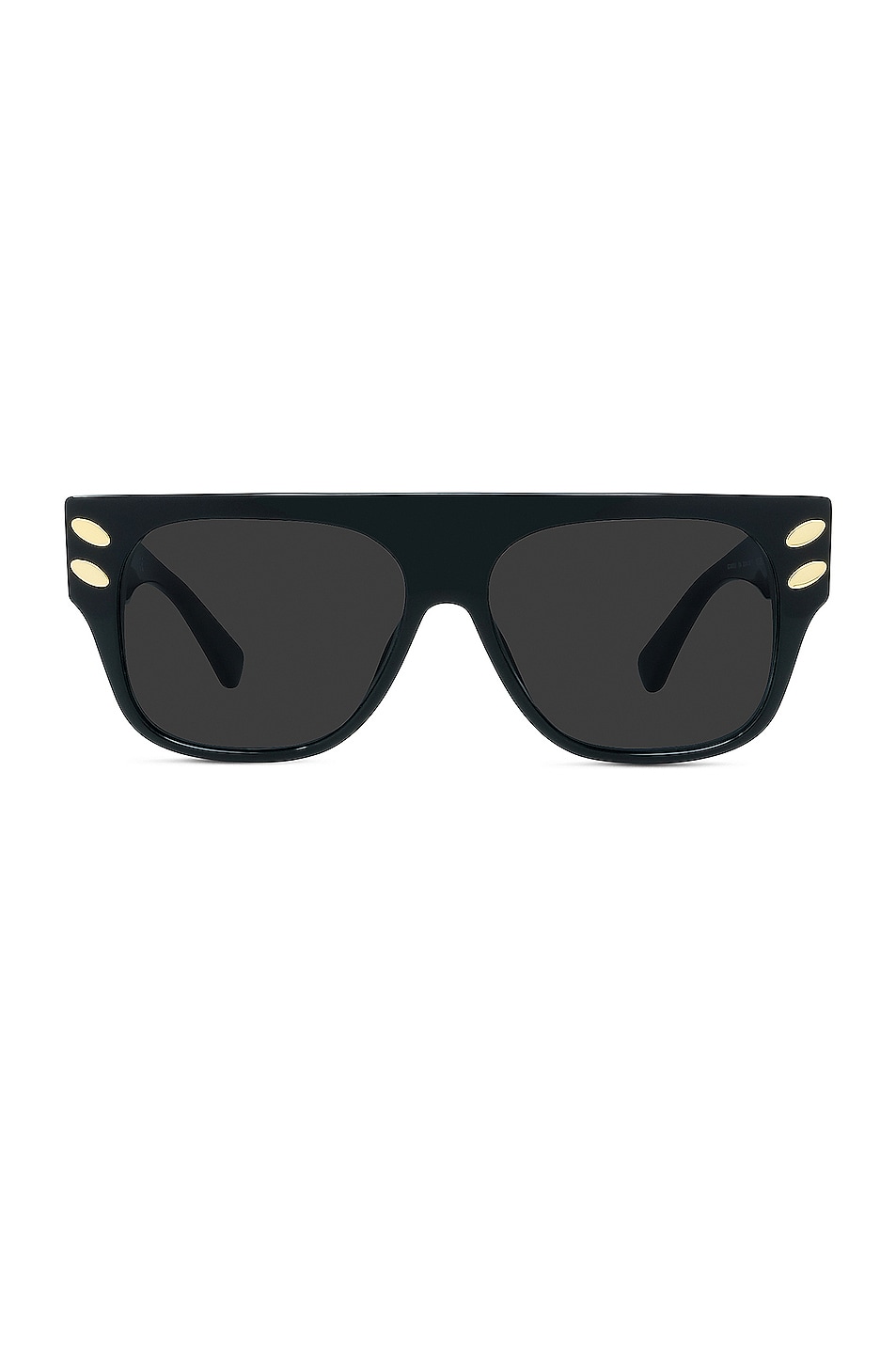 Image 1 of Stella McCartney Falabella Flat Top Sunglasses in Shiny Black