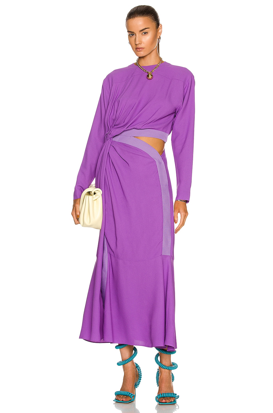 Image 1 of Stella McCartney Magnolia Dress in Grape