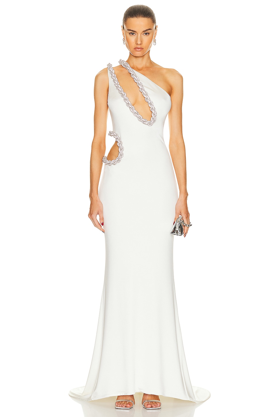 Image 1 of Stella McCartney Rope Cutout Gown in Off White