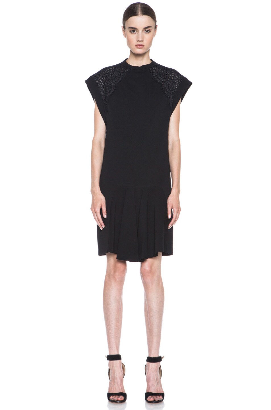 Image 1 of Stella McCartney Lace Viscose-Blend Dress in Black