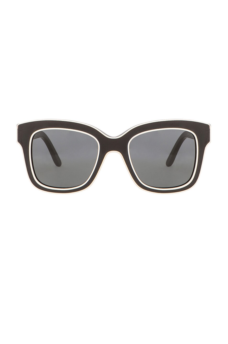 Image 1 of Stella McCartney Wayfarer Sunglasses in Milky & Black