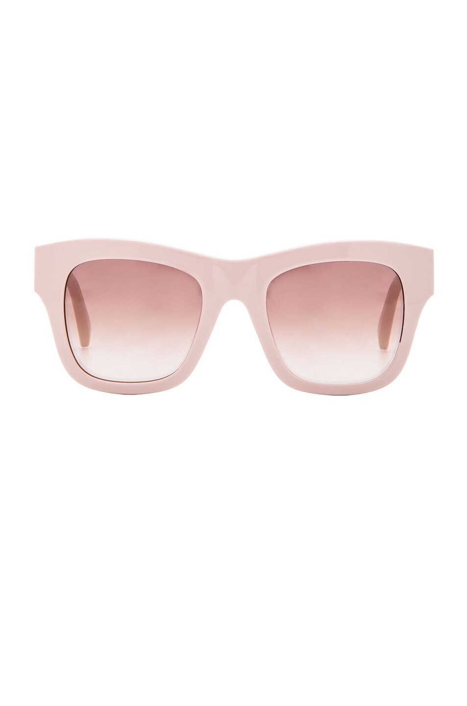 Image 1 of Stella McCartney Square Chain Sunglasses in Pink & Brown