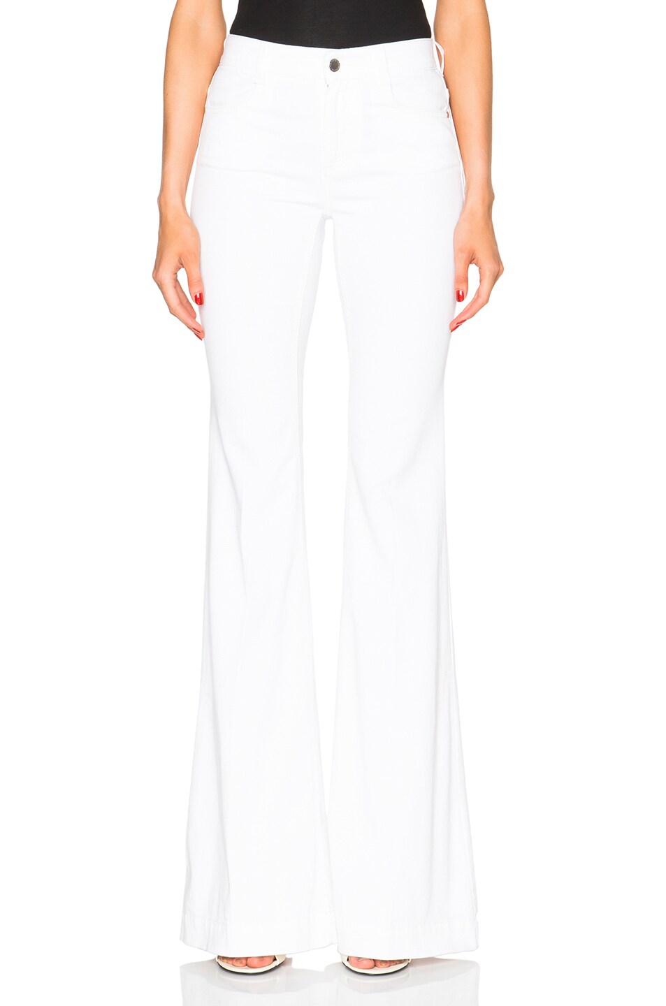 Image 1 of Stella McCartney 70s Flare Jeans in White