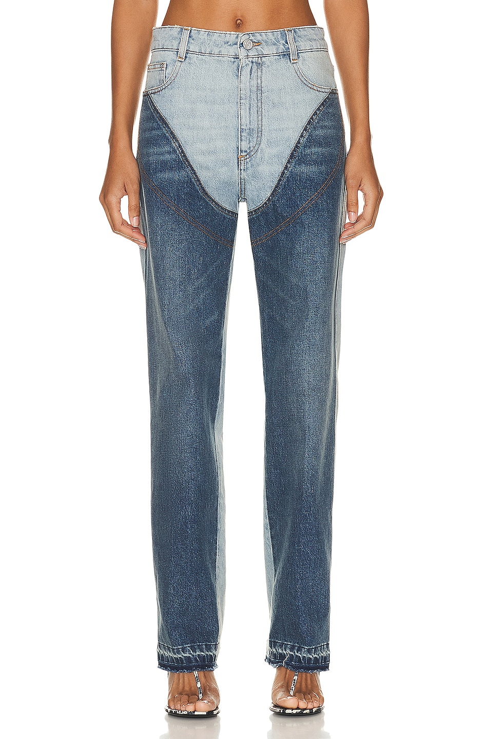 Image 1 of Stella McCartney Vintage Chap Pant in Double Blue Tone