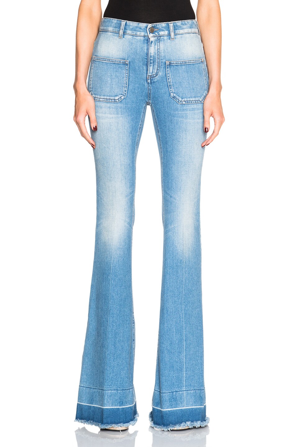 Image 1 of Stella McCartney Flare Jeans in Light Blue