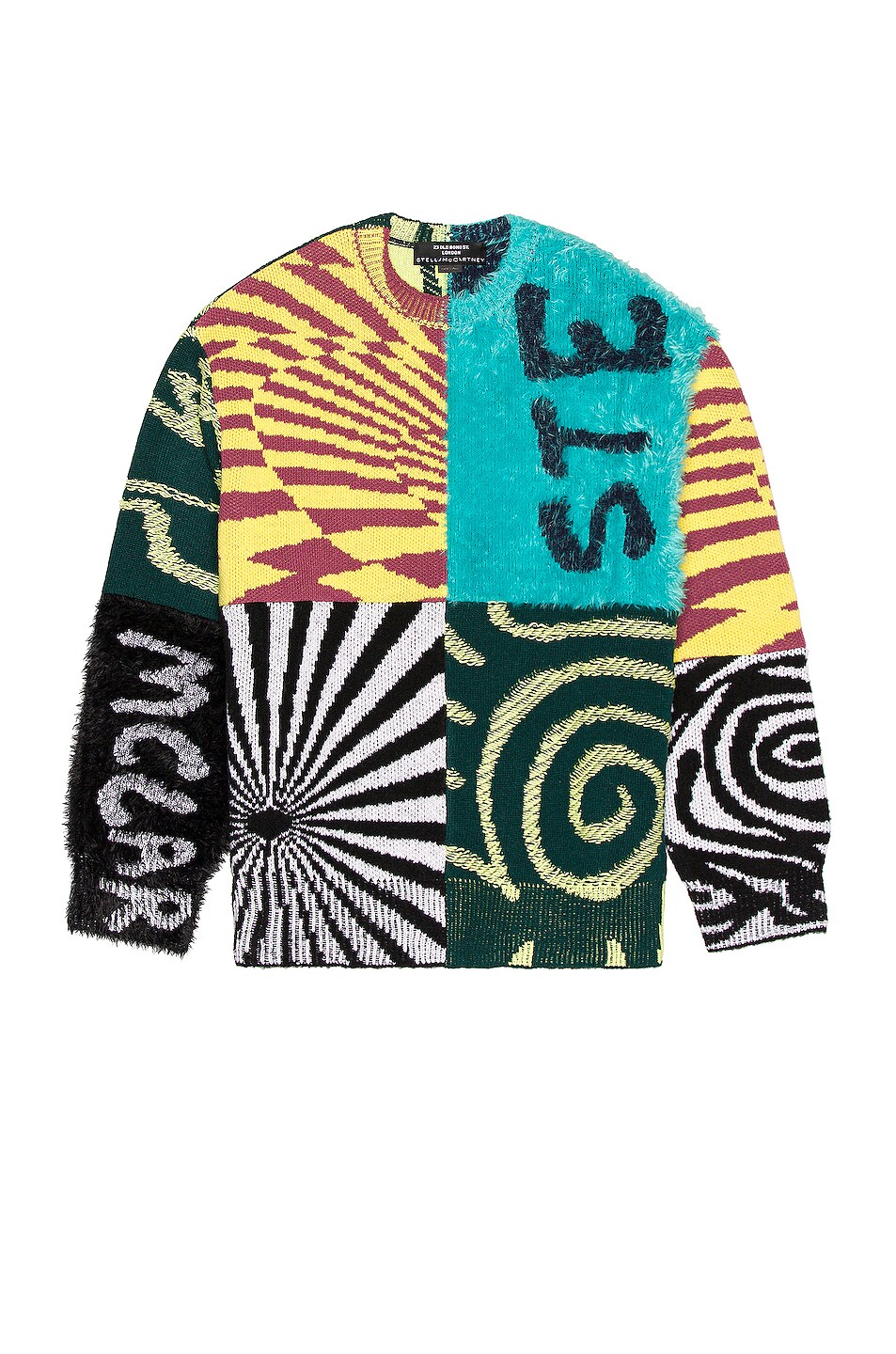 Image 1 of Stella McCartney Ed Curtis Patchwork Sweater in Multicolor