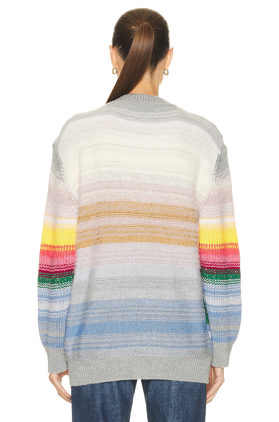 Stella McCartney Festive Smile Knit Sweater in Multicolor | FWRD