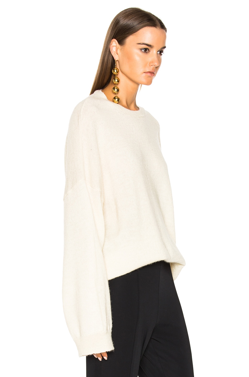 STELLA MCCARTNEY Oversized Sleeve Sweater In Neutrals | ModeSens