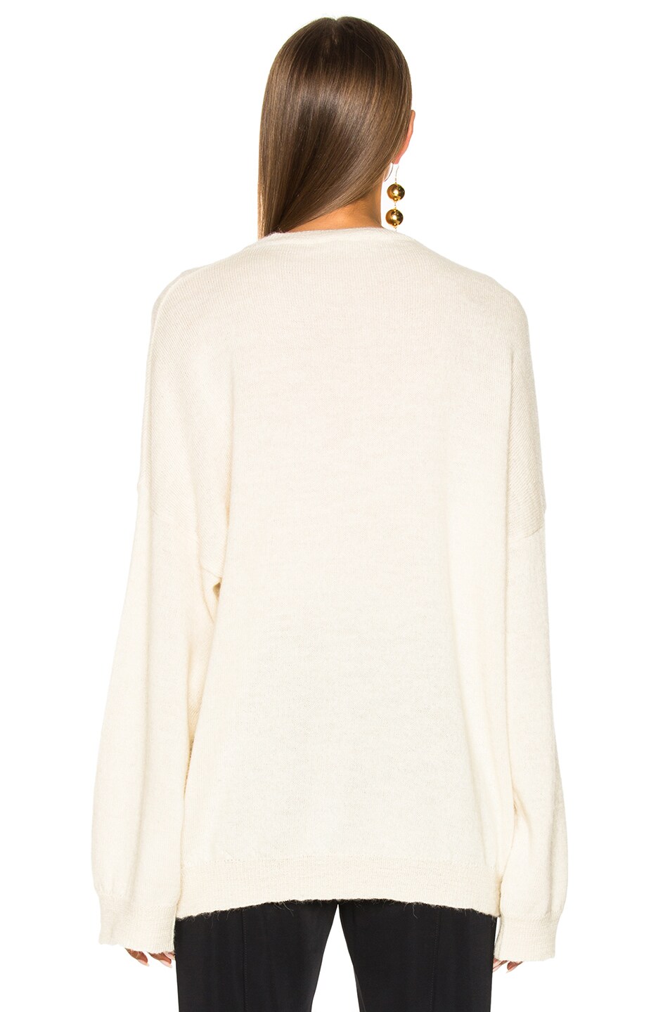 STELLA MCCARTNEY Oversized Sleeve Sweater In Neutrals | ModeSens