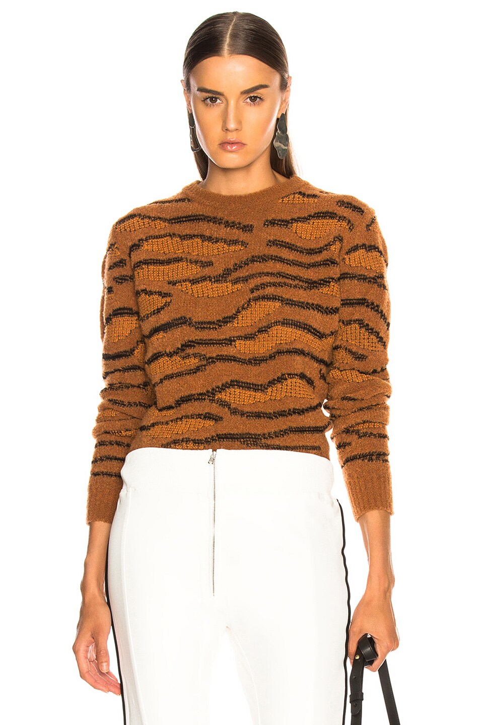 Image 1 of Stella McCartney Tiger Print Sweater in Multicolor