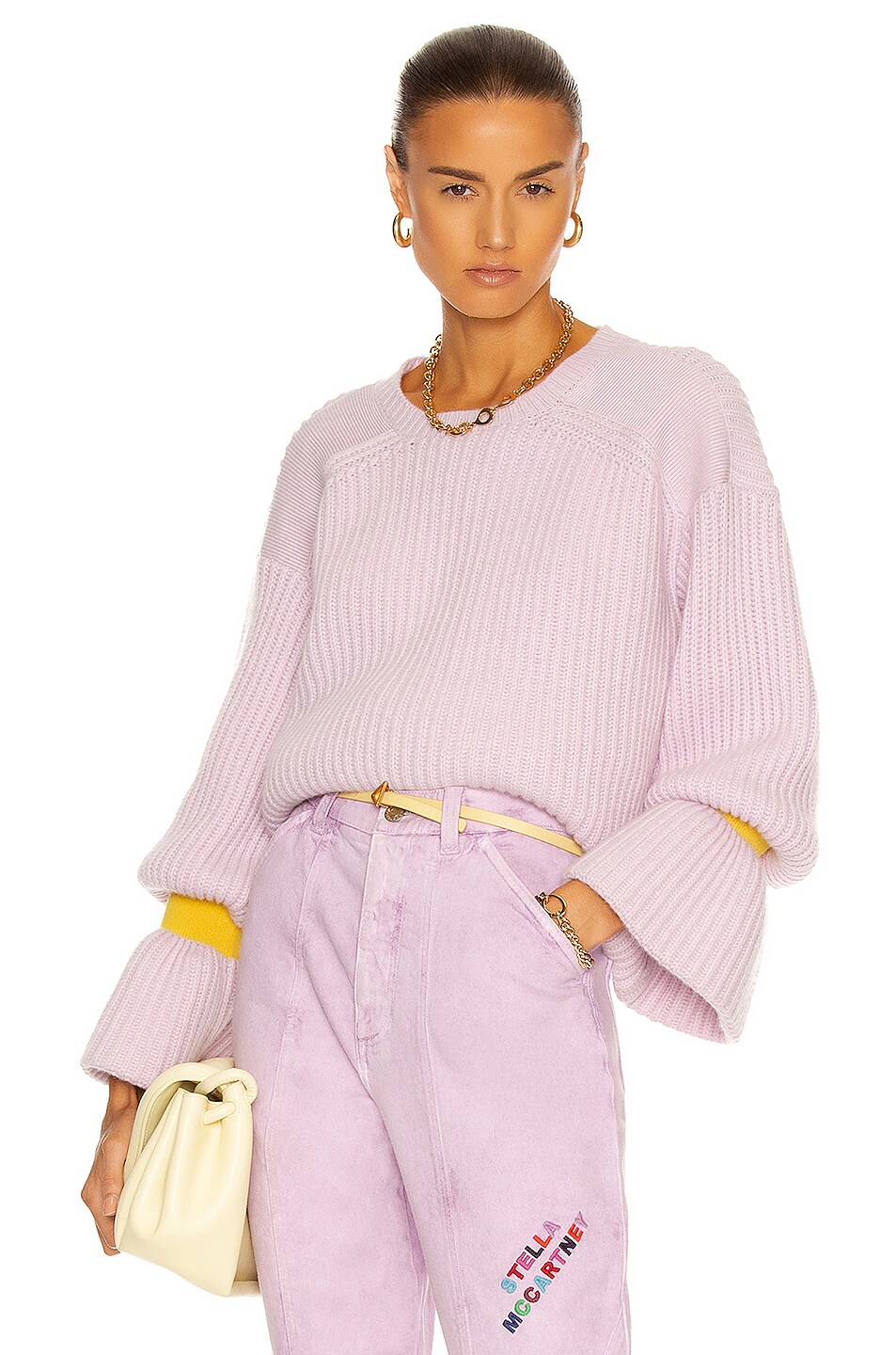 Image 1 of Stella McCartney Soft Volume Sweater in Lilac