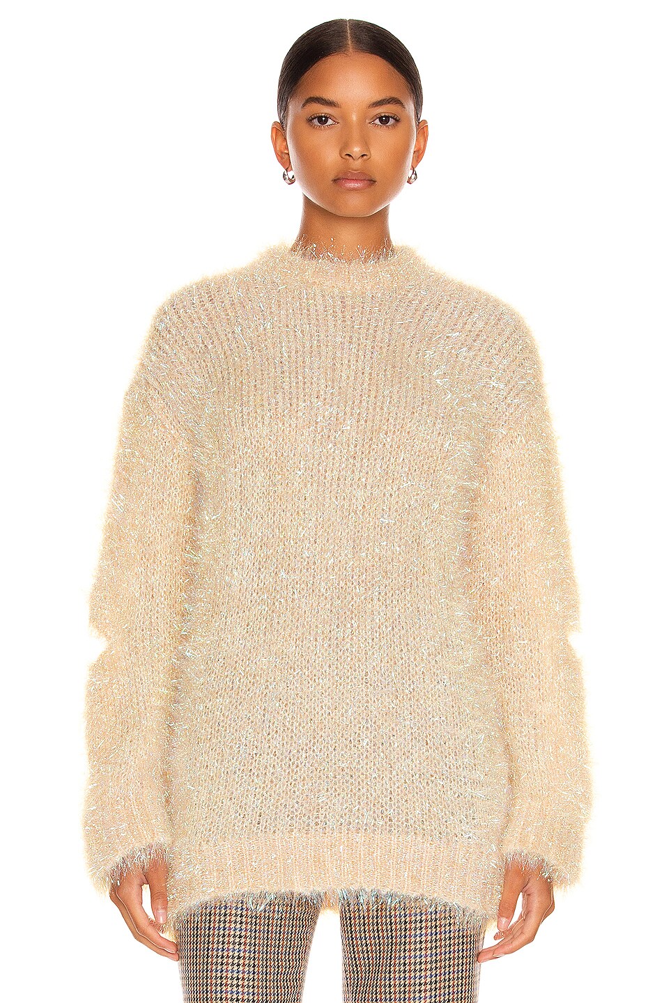 Image 1 of Stella McCartney Tinsel Opalescent Sweater in Natural