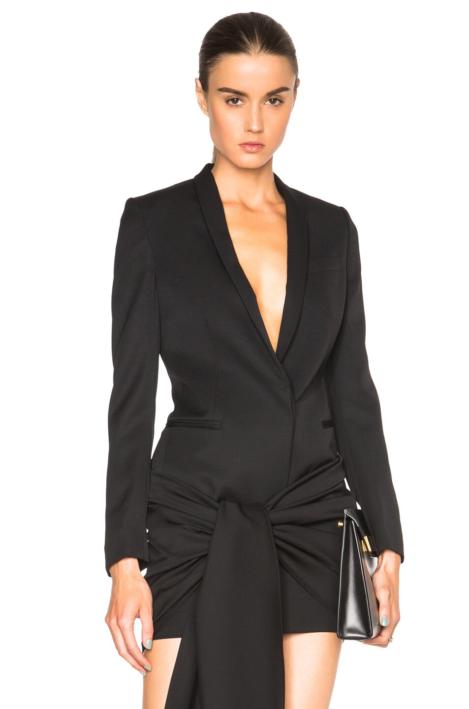 Image 1 of Stella McCartney Tuxedo Cloth Isla Jacket in Black