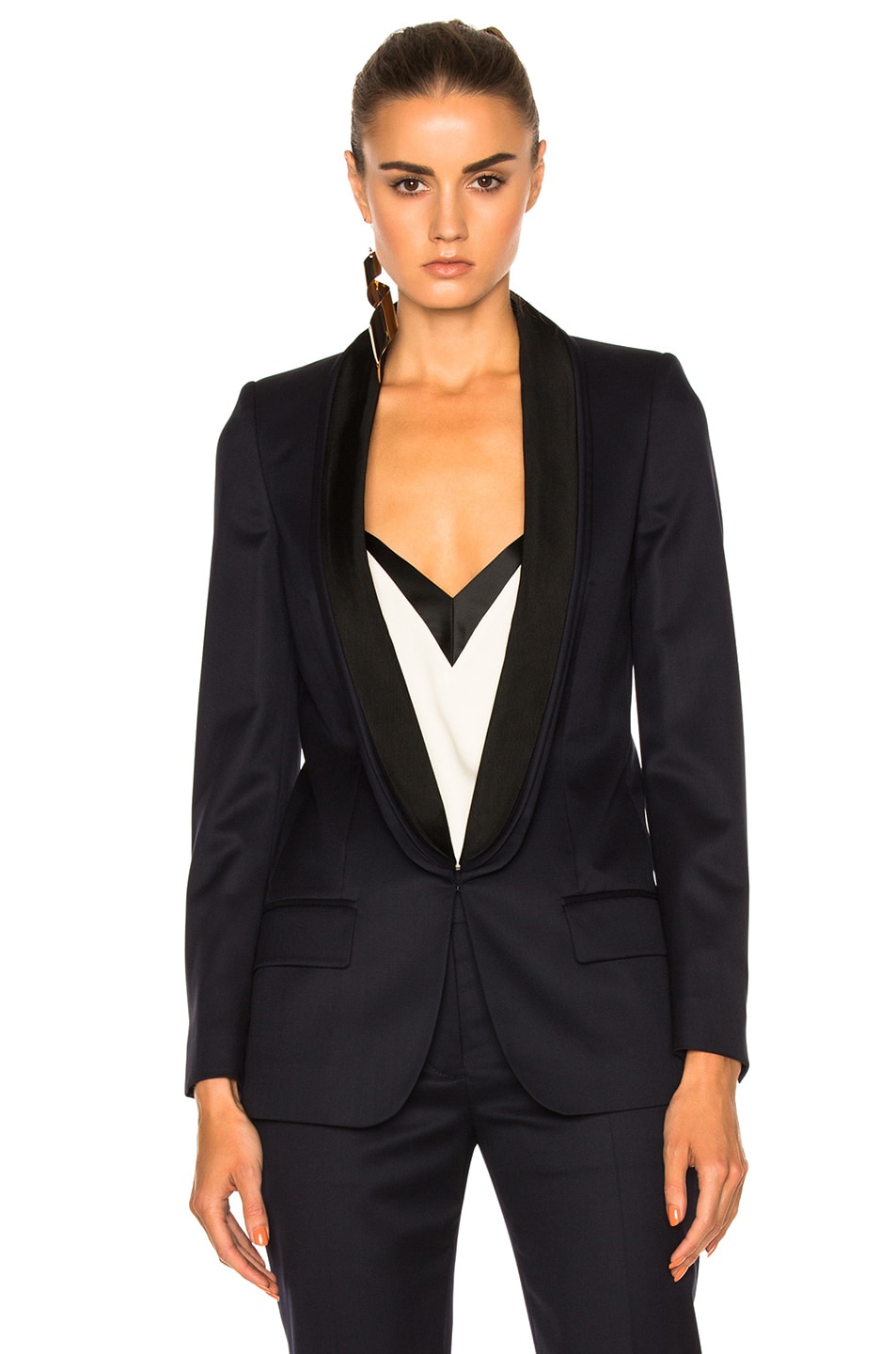 Stella McCartney Melissa Blazer in Navy | FWRD