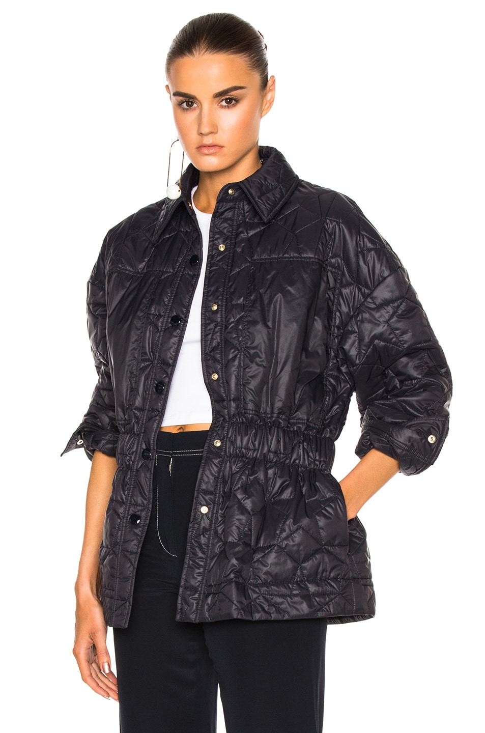Image 1 of Stella McCartney Quilted Jacket in Blue Mare