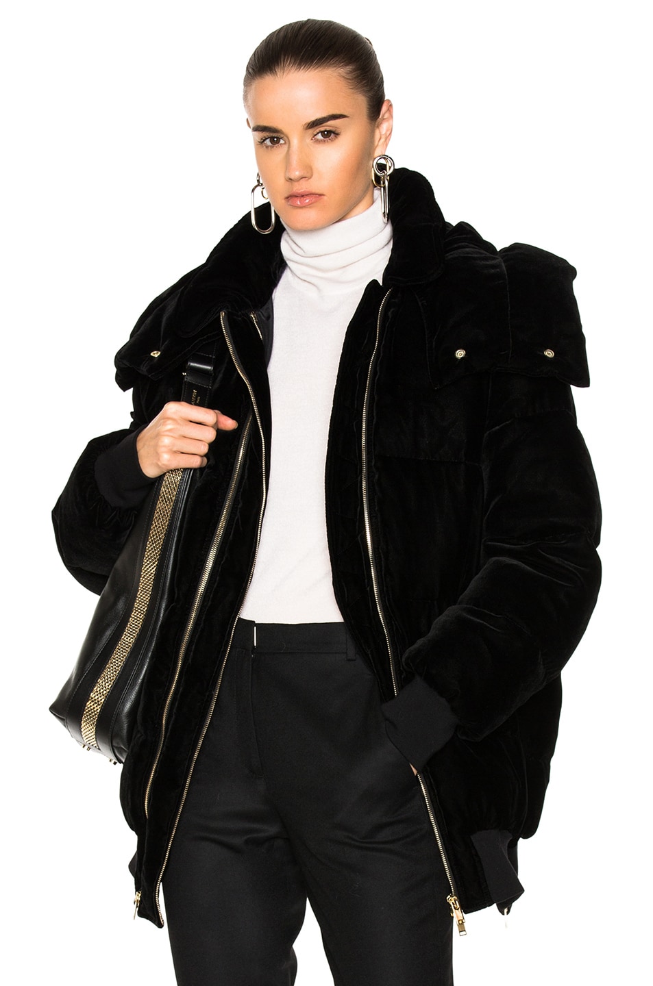 Image 1 of Stella McCartney Hooded Jacket in Black