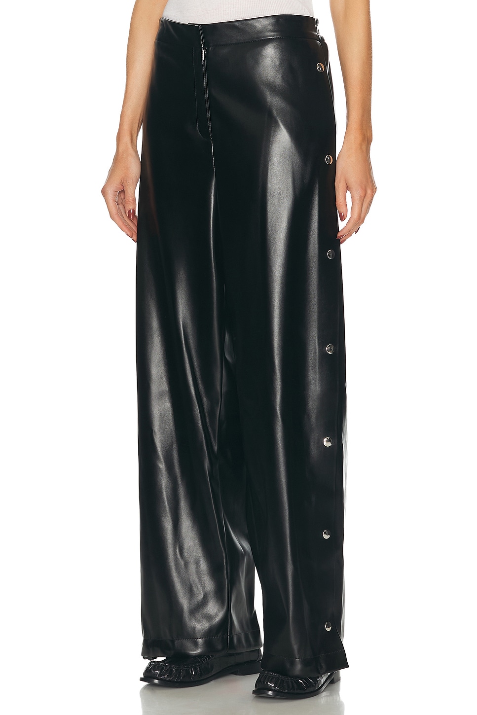 Shop Stella Mccartney Snapped Altermat Pant In Black