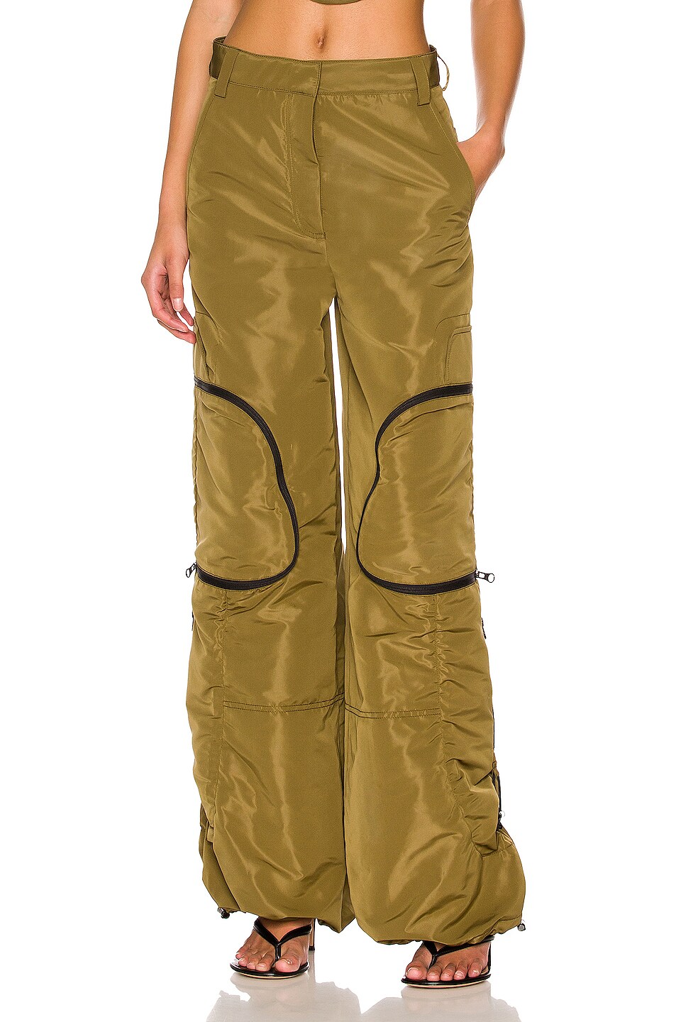 Image 1 of Stella McCartney Pocket Trouser in Khaki
