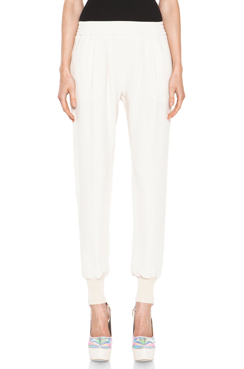 Image 1 of Stella McCartney Dahlia Mix Cady Trouser in Calico