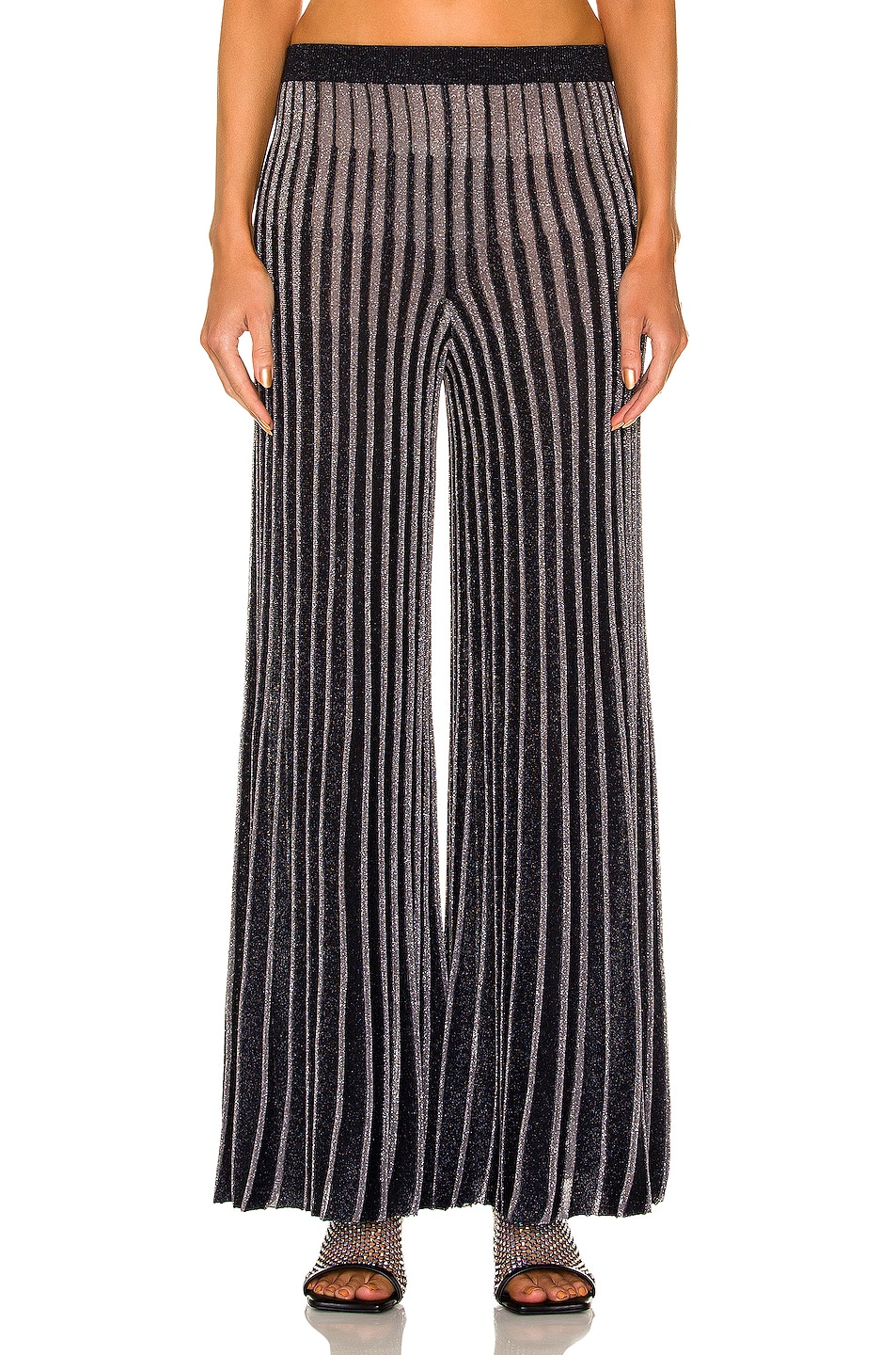 Image 1 of Stella McCartney Everyday Evening Pleated Pants in Multicolor