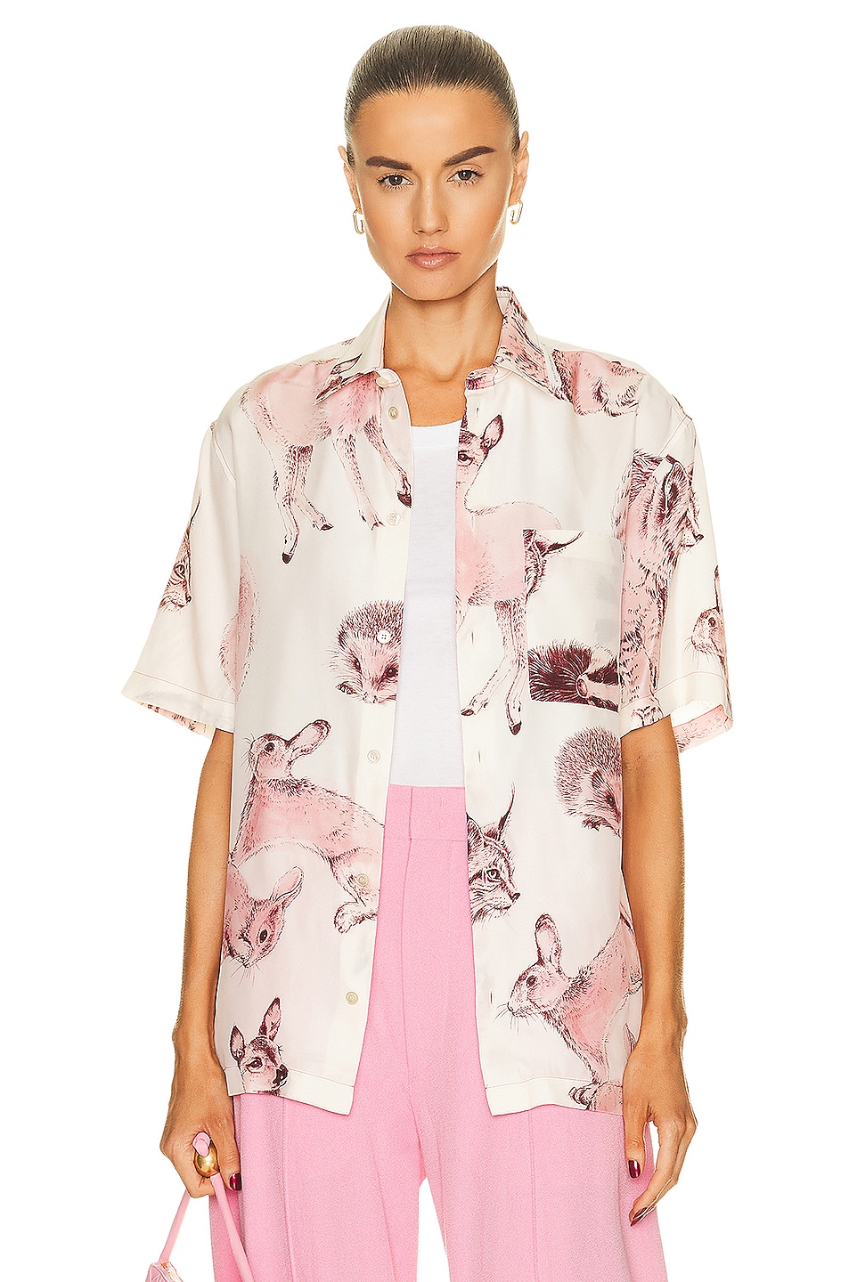 Image 1 of Stella McCartney Silk Shirt in Pink