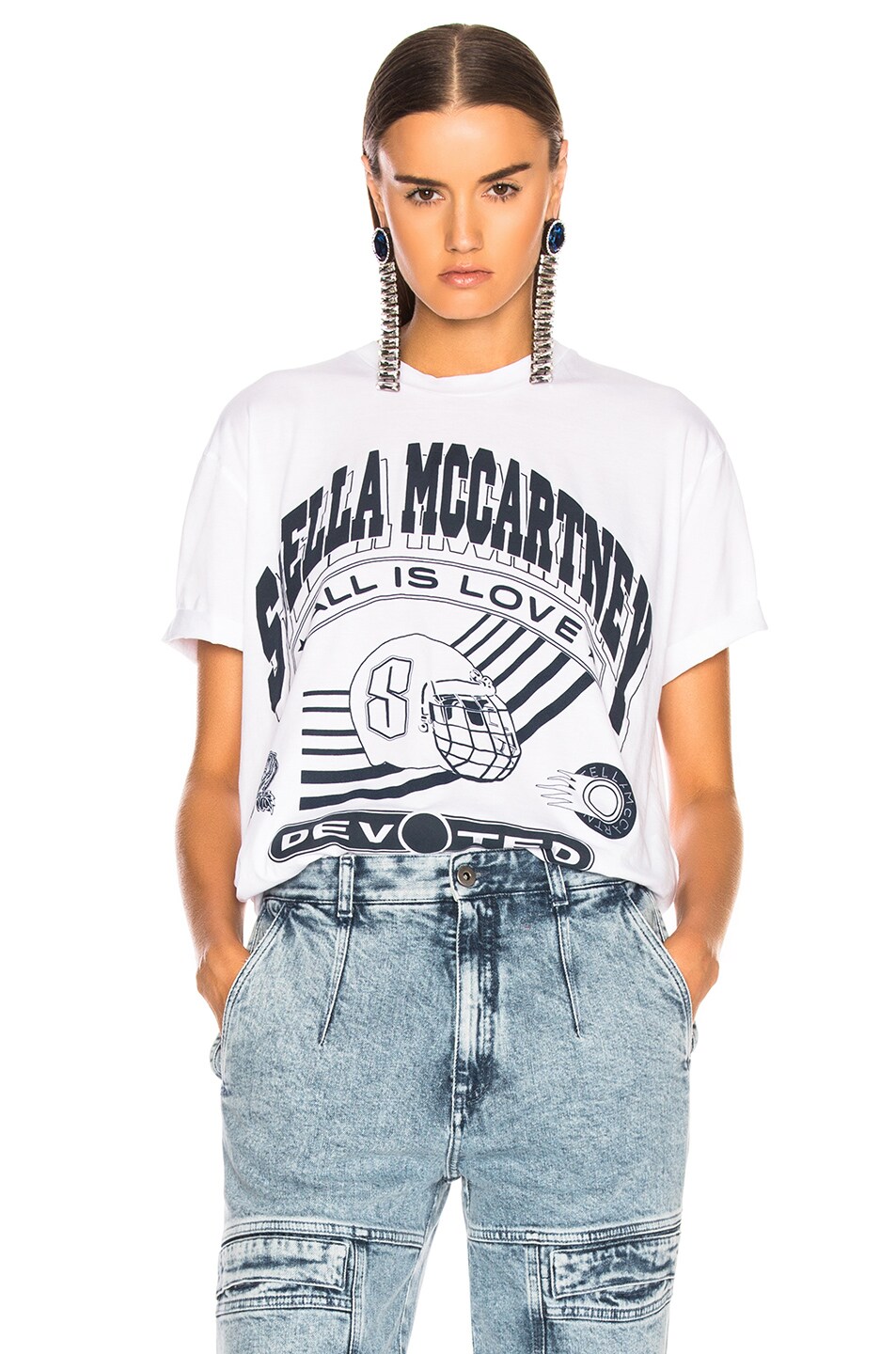 Image 1 of Stella McCartney Sports Graphic Tee in Pure White