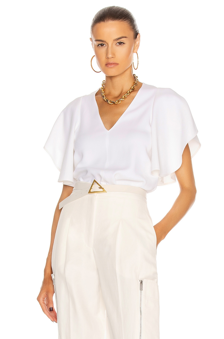 Image 1 of Stella McCartney Mallory Top in White