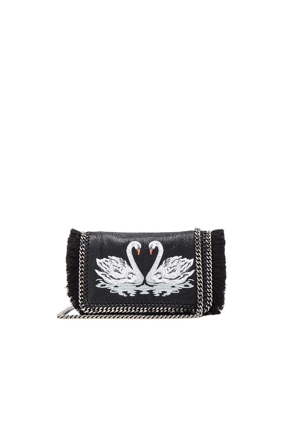 Image 1 of Stella McCartney Swan Crossbody Bag in Black
