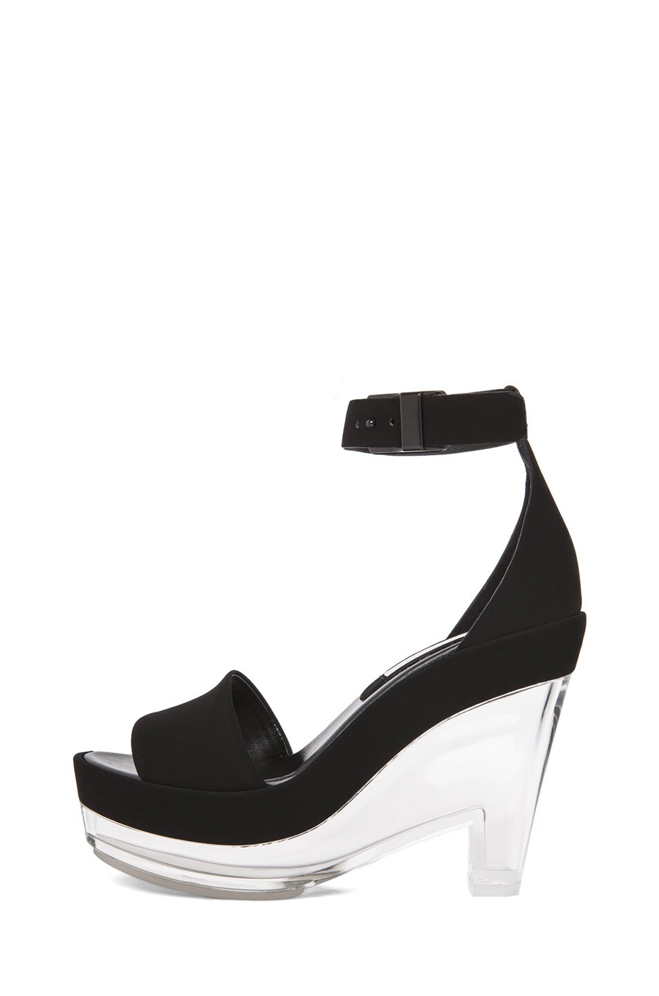 Image 1 of Stella McCartney Lucite Platform Sandal in Black