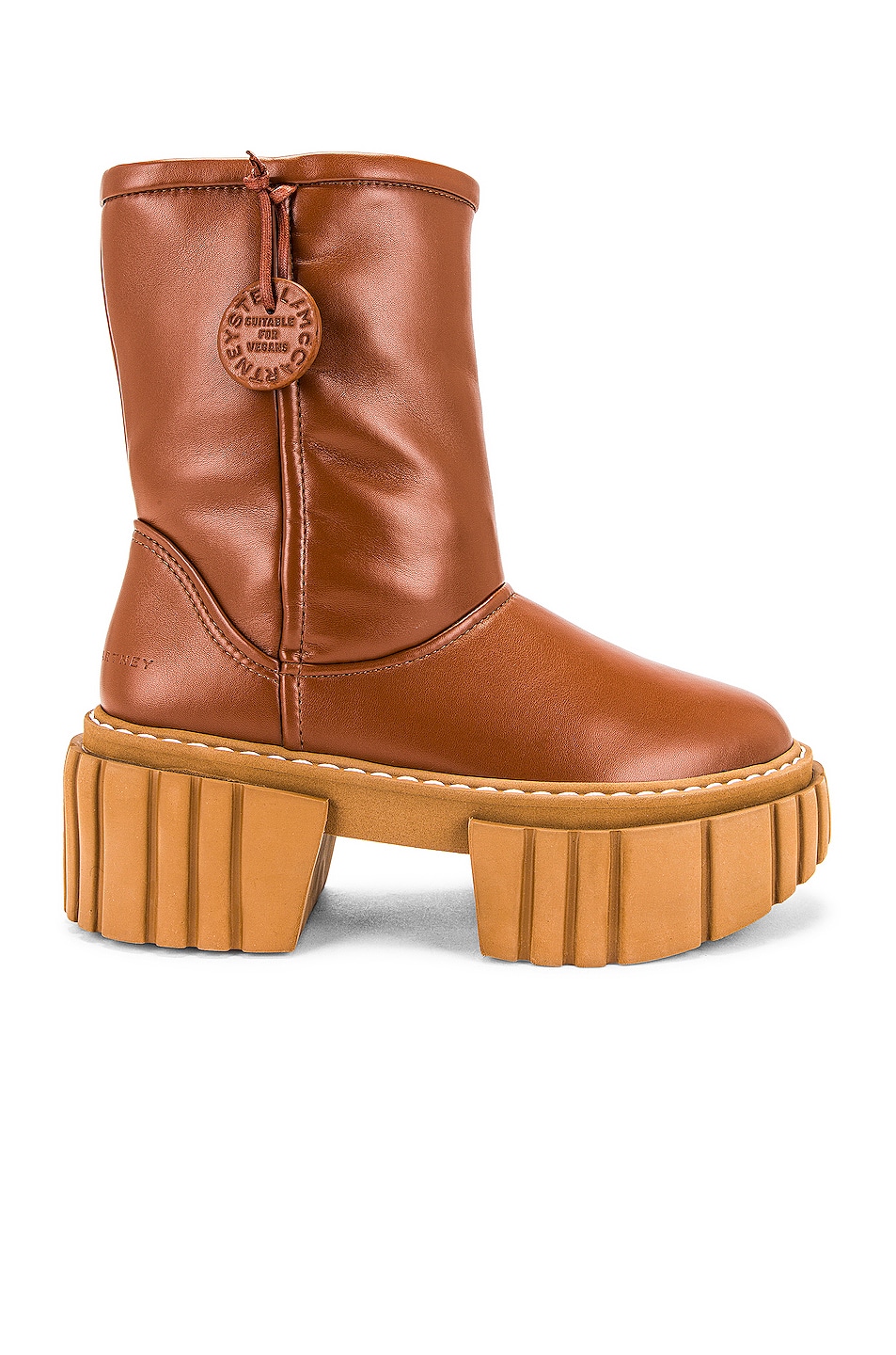 Image 1 of Stella McCartney Emilie Soft Eco Ankle Boots in Brandy