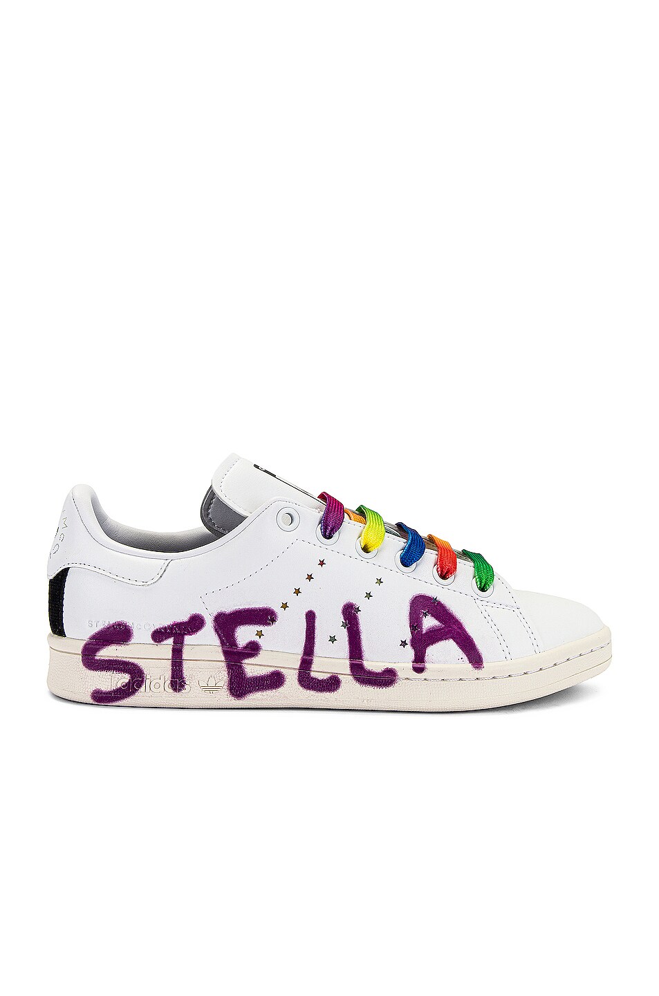 Image 1 of Stella McCartney x Adidas Stan Smith in Screen Logo Pink