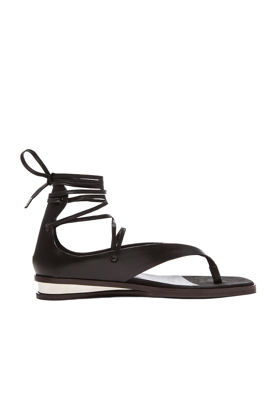 Image 1 of Stella McCartney Lace Up Sandals in Black