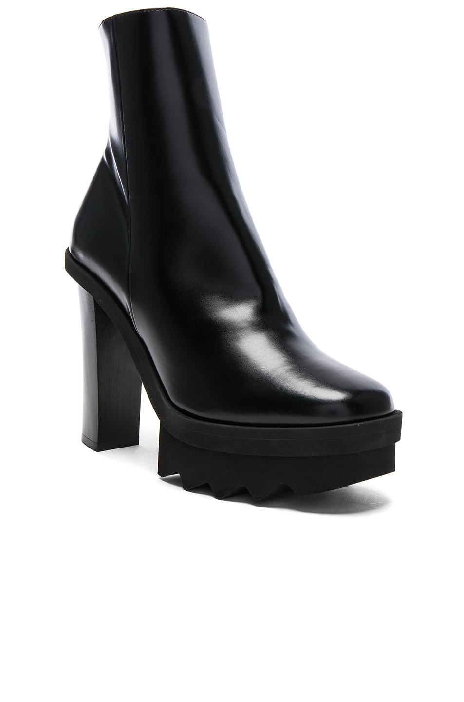 STELLA MCCARTNEY Platform Ankle Boots in Black | ModeSens