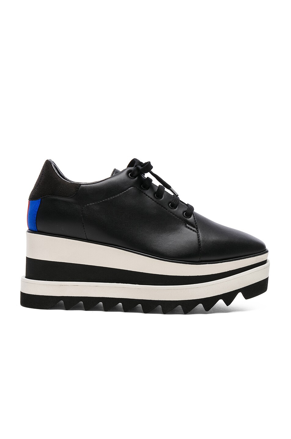 Image 1 of Stella McCartney Sneakelyse Platform Sneakers in Black & White