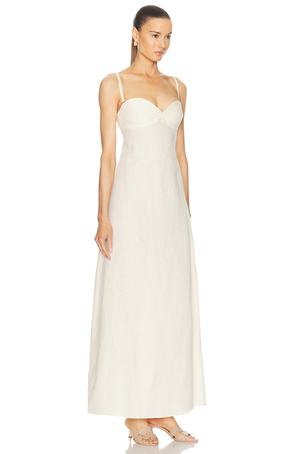 Shop Shani Shemer Violet Maxi Dress In Cream