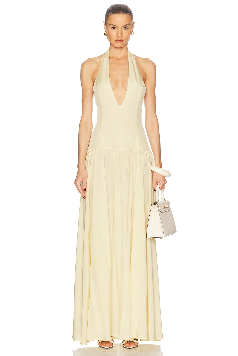 Astrid Maxi Dress in Yellow