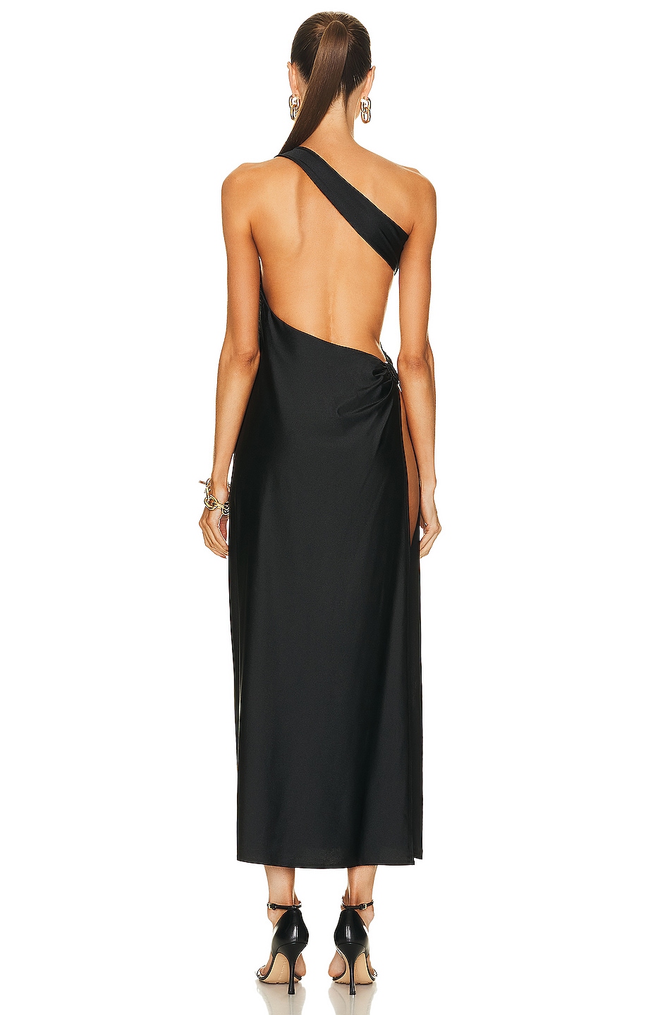 Shani Shemer Cleopatra Maxi Dress in Black | FWRD