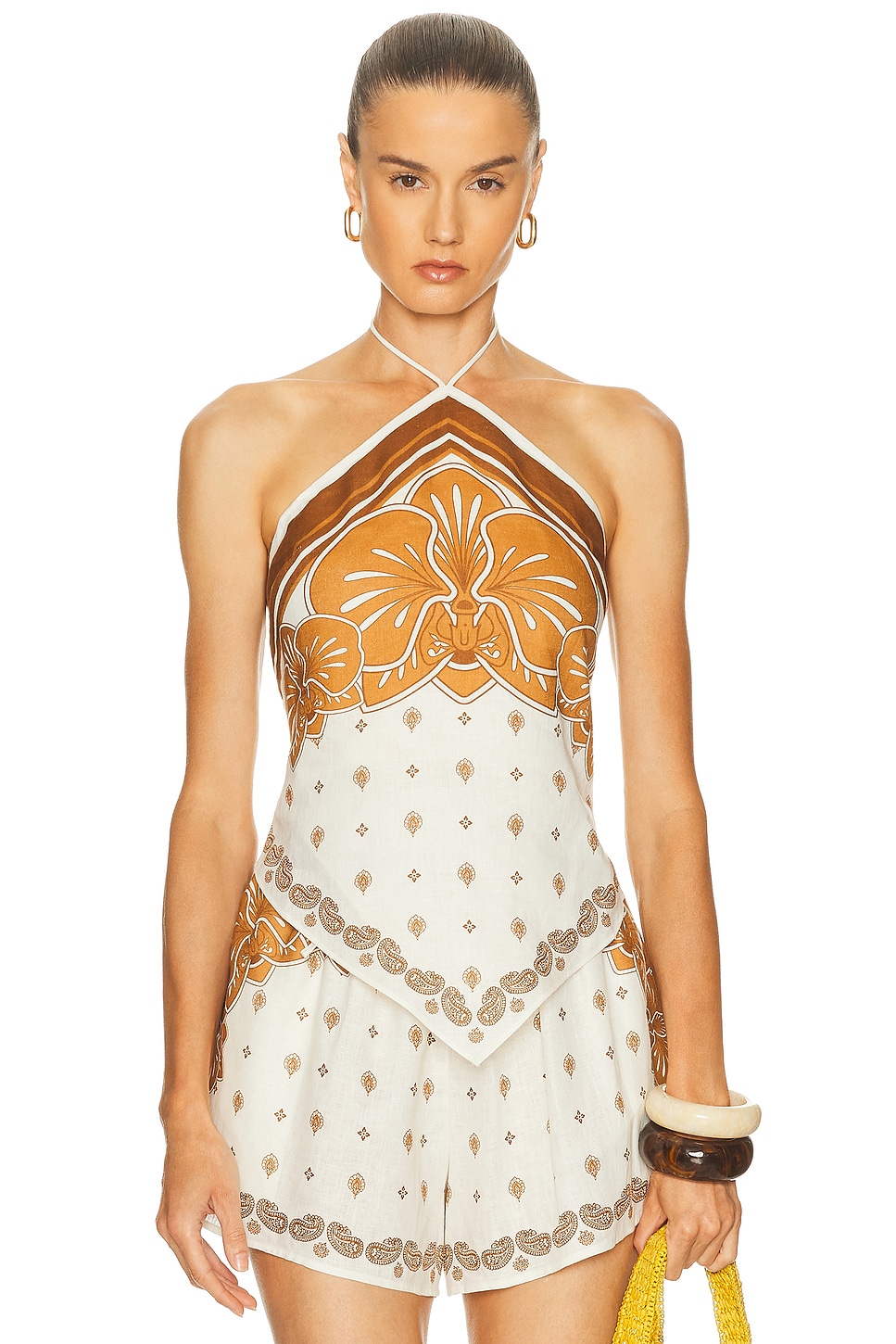 Calla Top in Brown