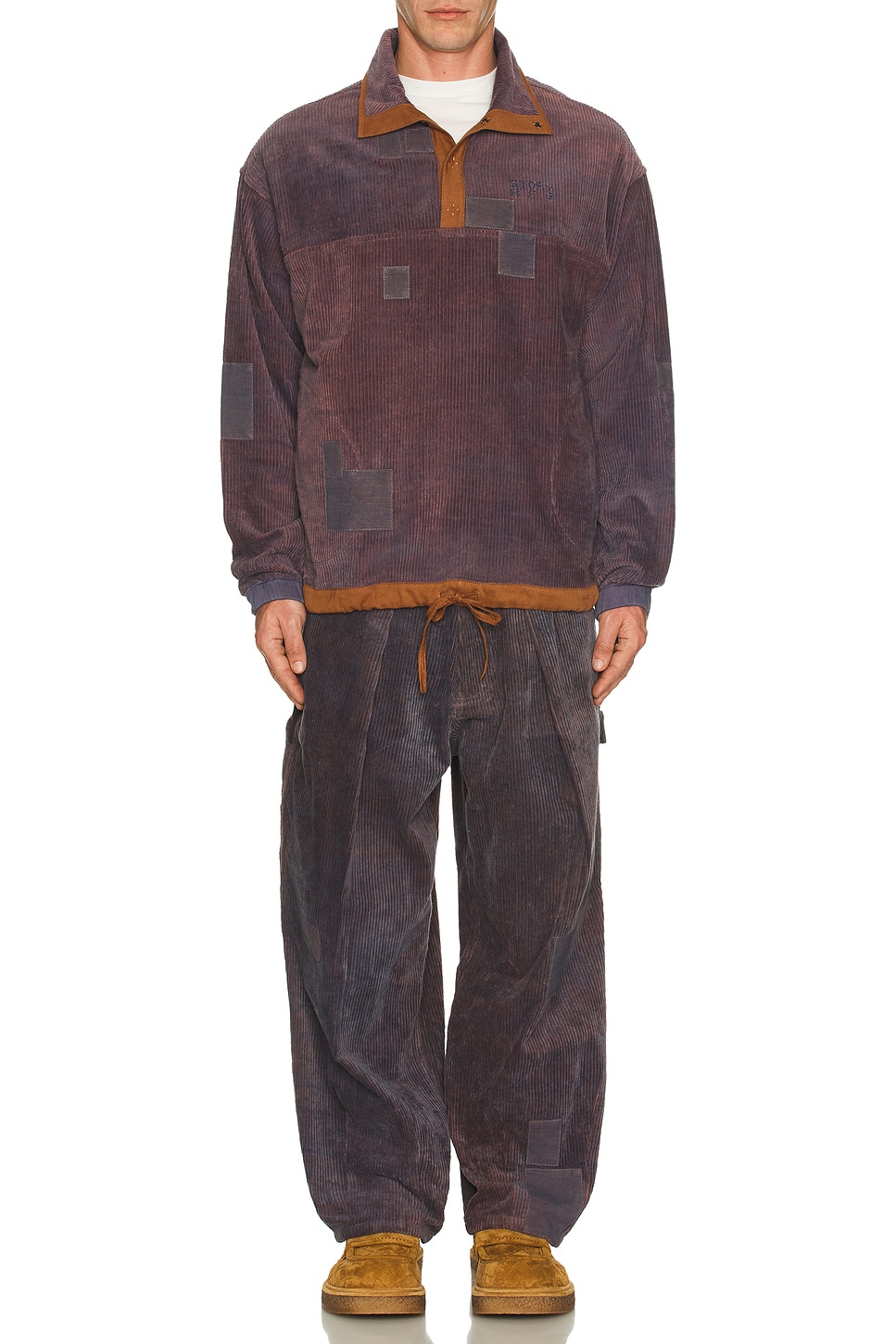 Image 1 of Story mfg. Polite Pullover in Purple Scarecrow Cord